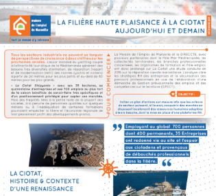 Filière Haute Plaisance à la Ciotat